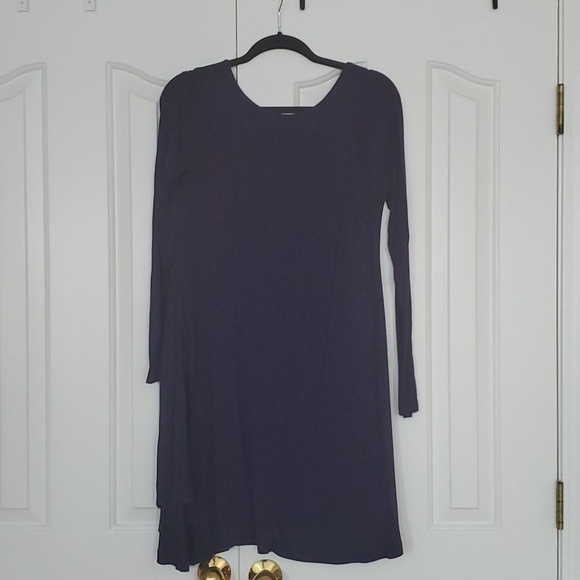 Dark Navy blue long sleeve tunic - Picture 3 of 3